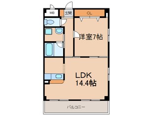 プリミエール外山の物件間取画像